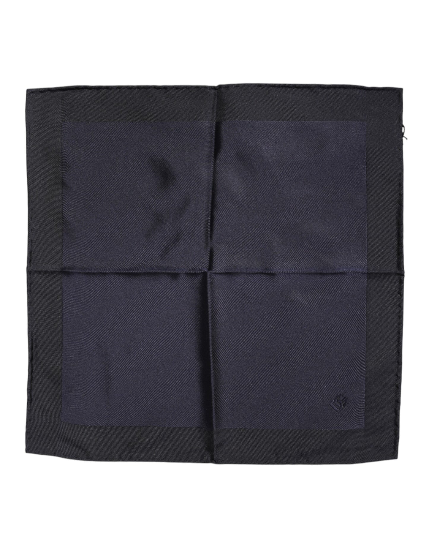 Pañuelo cuadrado de seda azul oscuro Dolce & Gabbana para hombre