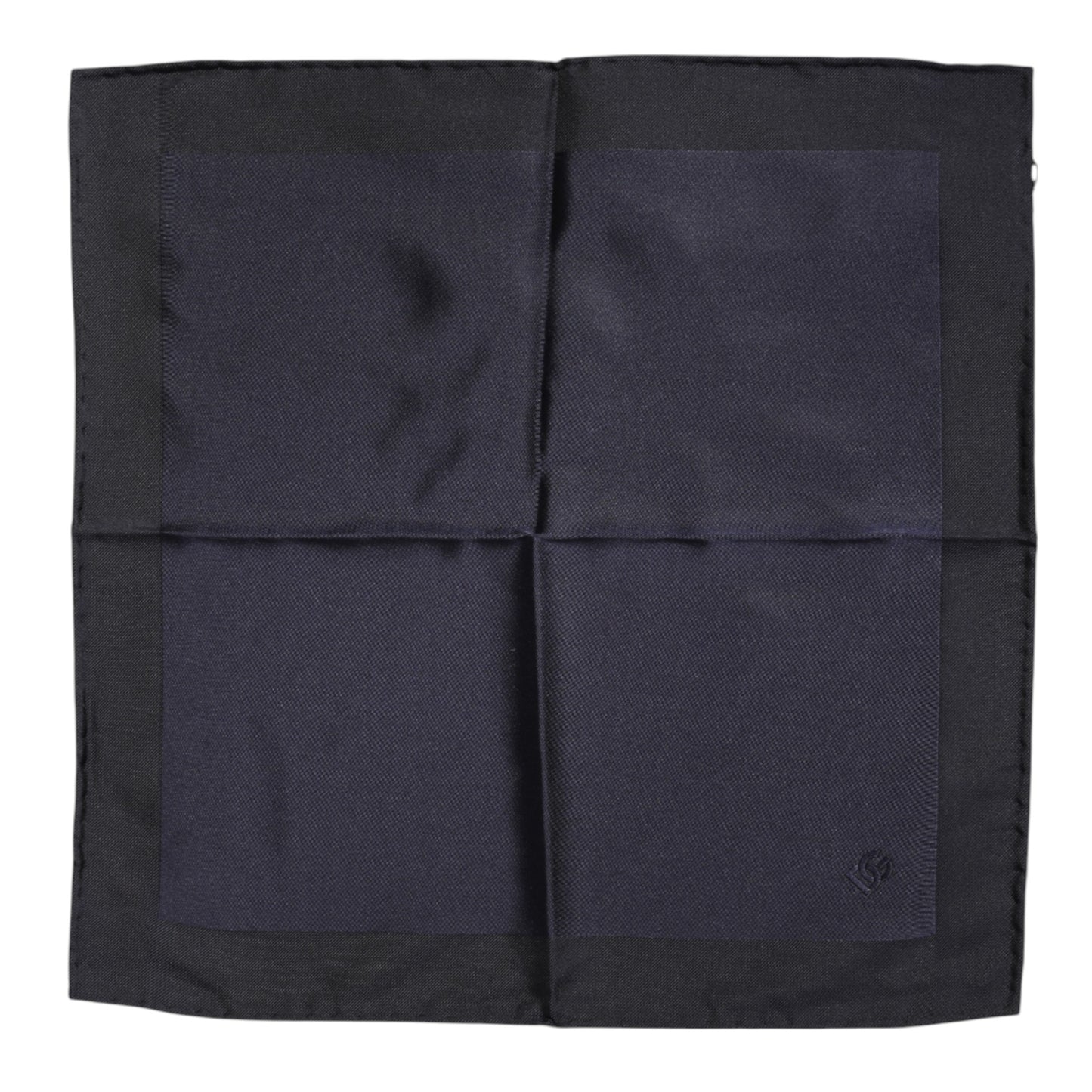 Pañuelo cuadrado de seda azul oscuro Dolce & Gabbana para hombre