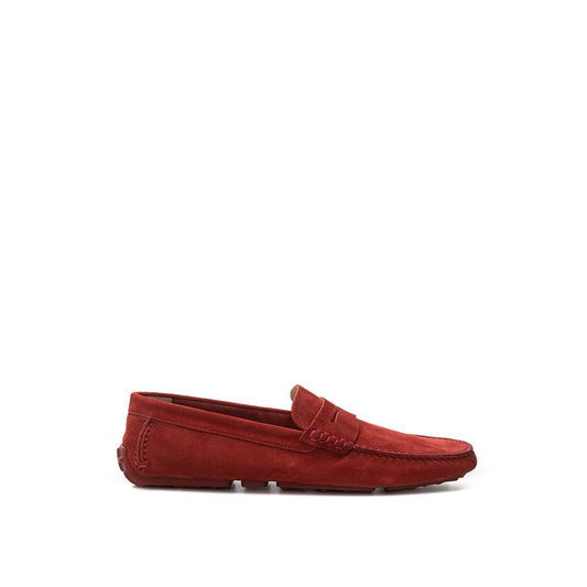 Mocasines Bally de cuero burdeos