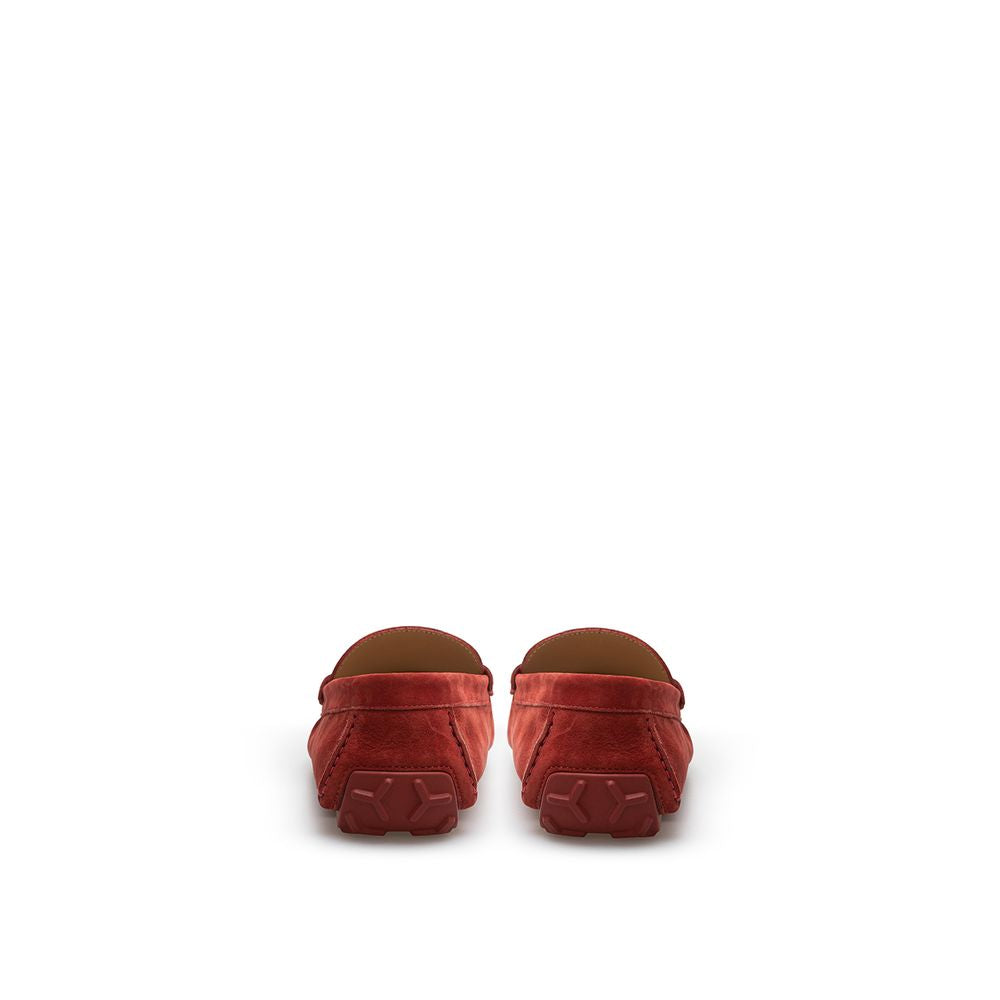 Mocasines Bally de cuero burdeos