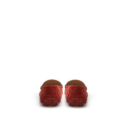 Mocasines Bally de cuero burdeos