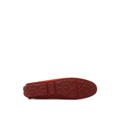 Mocasines Bally de cuero burdeos