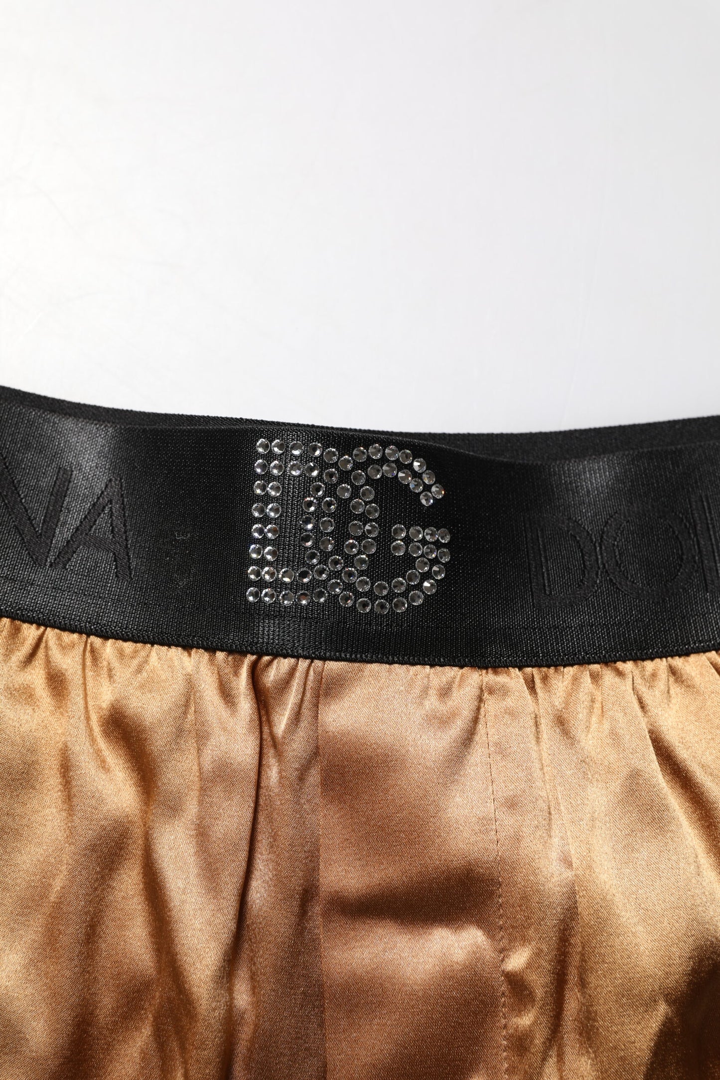 Dolce & Gabbana Conjunto Bóxer y Antifaz Beige de Hombre Ajuste Regular Ropa Interior