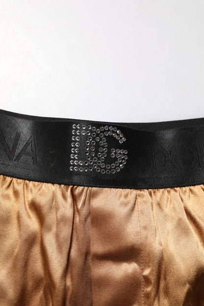 Dolce & Gabbana Conjunto Bóxer y Antifaz Beige de Hombre Ajuste Regular Ropa Interior
