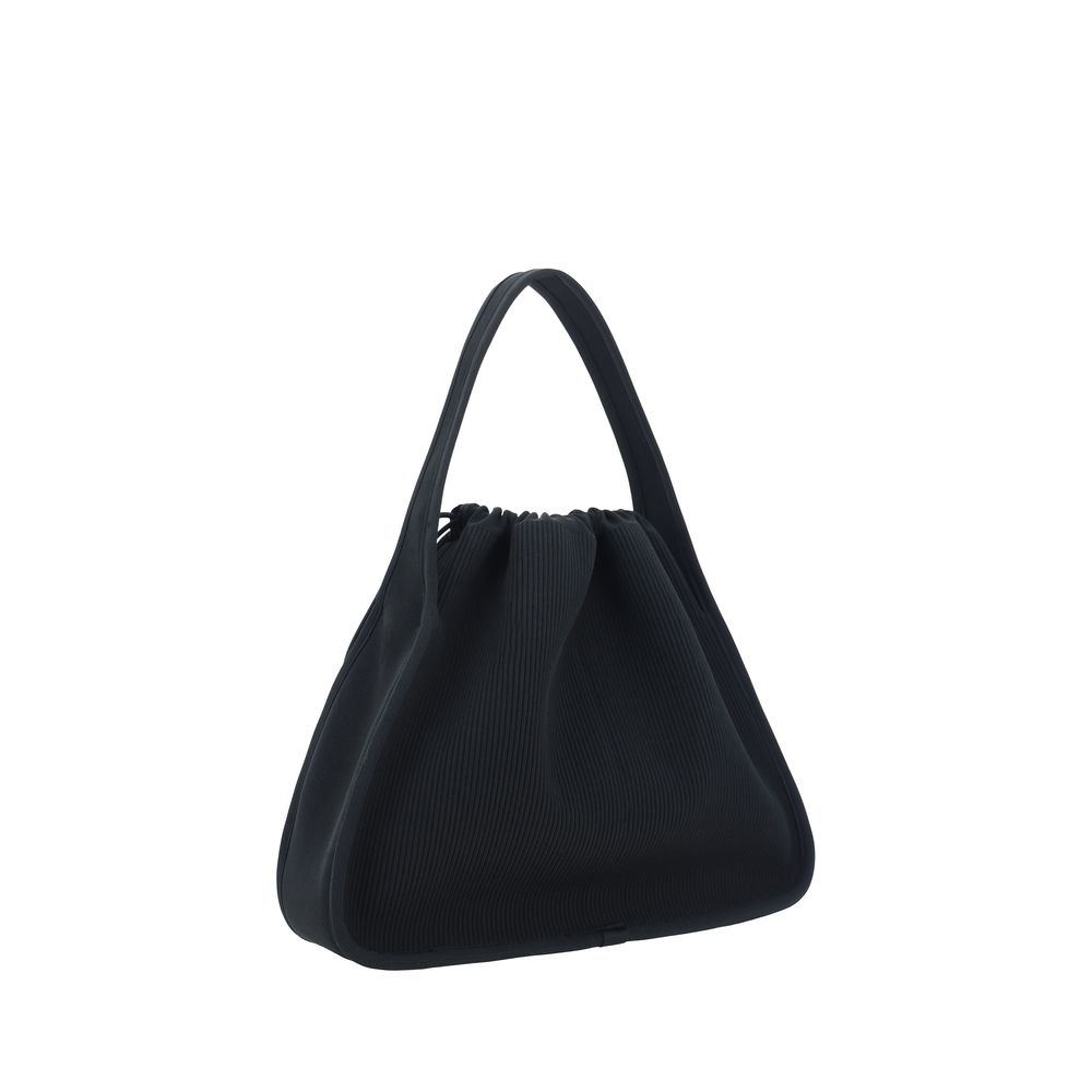 Bolso de mano de poliéster negro Alexander Wang