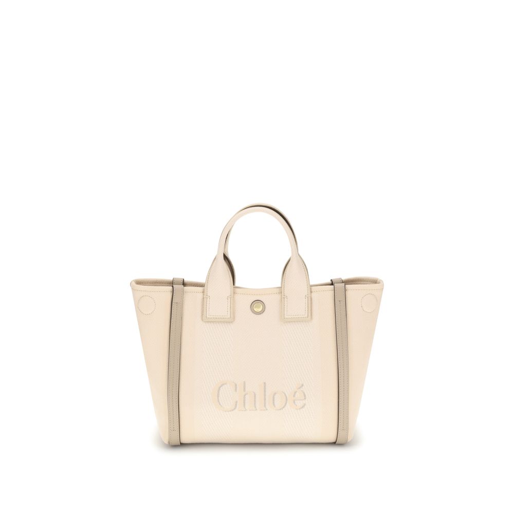 Bolso Chloé de algodón beige
