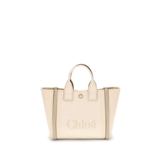 Bolso Chloé de algodón beige