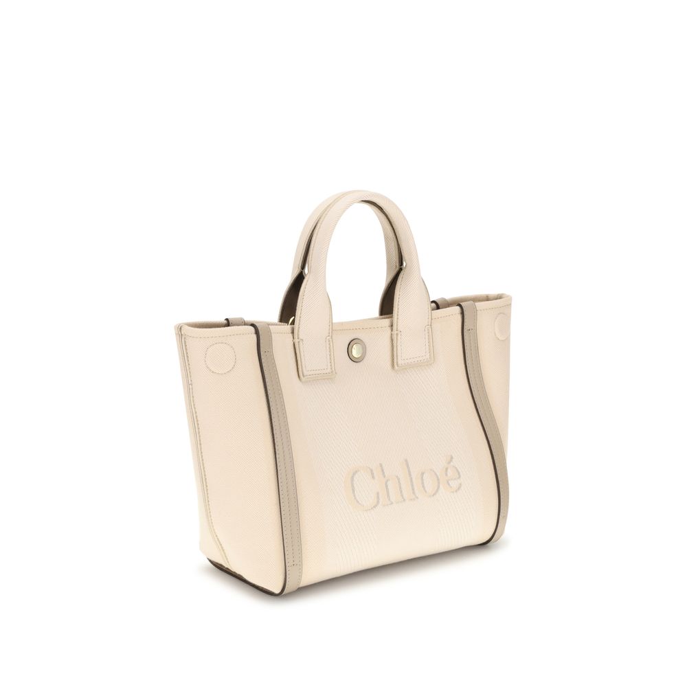 Bolso Chloé de algodón beige