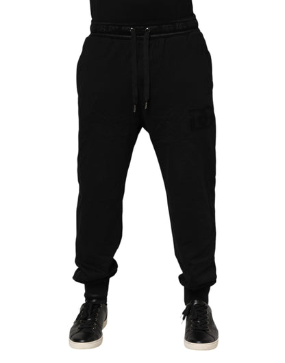Pantalones Jogger Dolce & Gabbana de Algodón Negro con Cordón