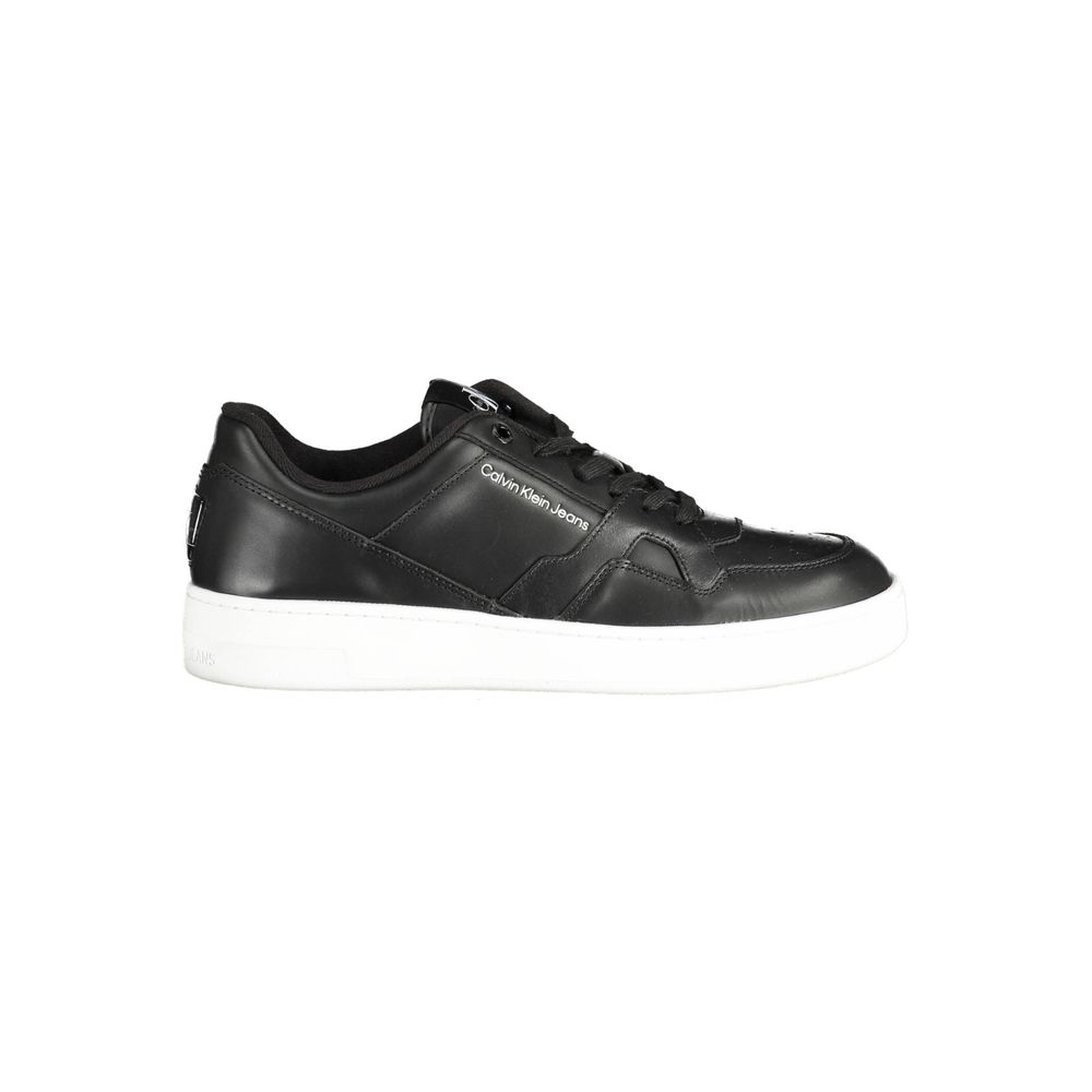 Calvin Klein Zapatilla Negra de Poliéster para Hombre