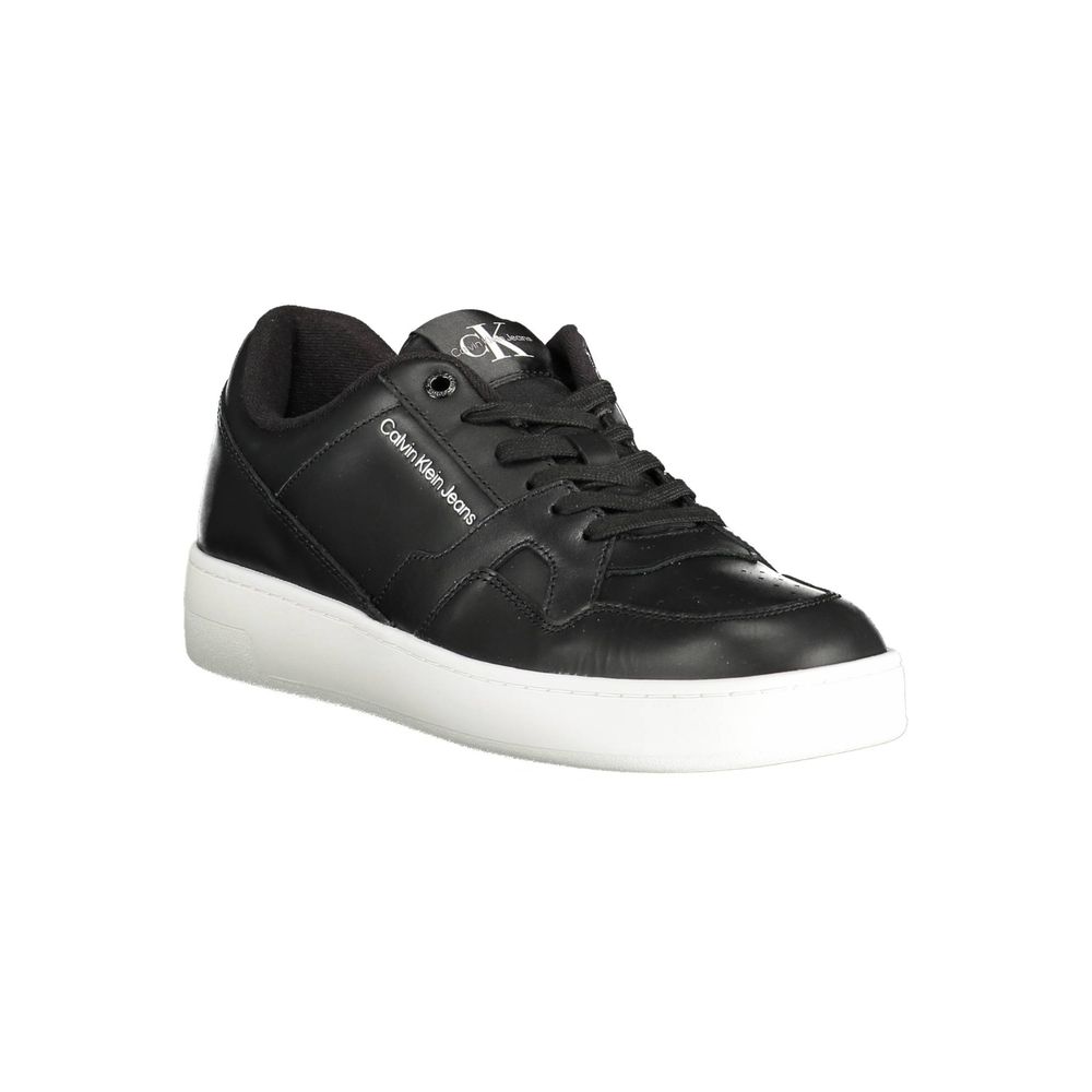 Calvin Klein Zapatilla Negra de Poliéster para Hombre