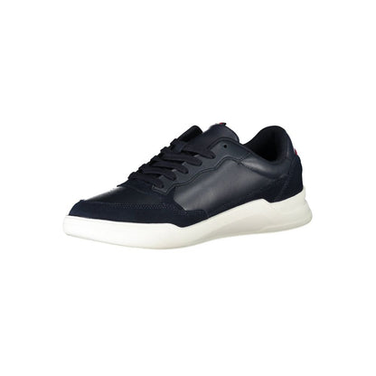 Zapatilla de hombre Tommy Hilfiger de cuero azul