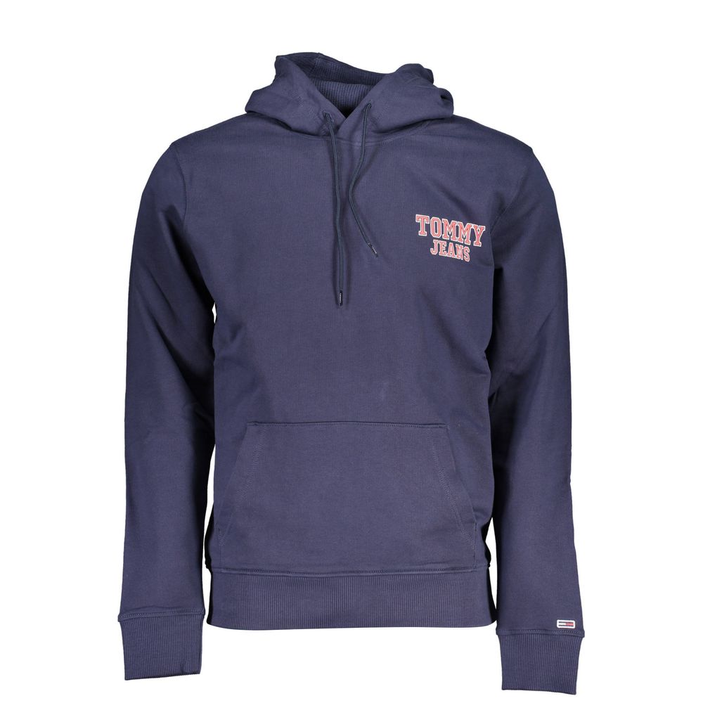 Sudadera con capucha de algodón azul para hombre Tommy Hilfiger