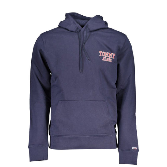 Sudadera con capucha de algodón azul para hombre Tommy Hilfiger