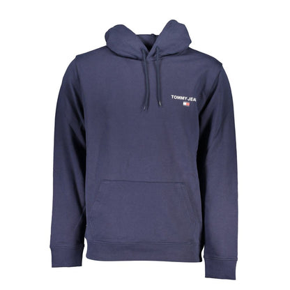 Sudadera con capucha de algodón azul Tommy Hilfiger para hombre