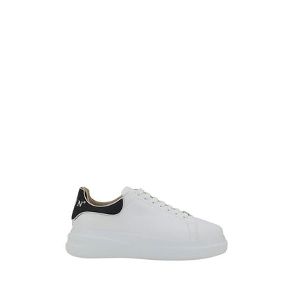 Philipp Plein Low-Top Bos Taurus White Calf Leather Sneakers