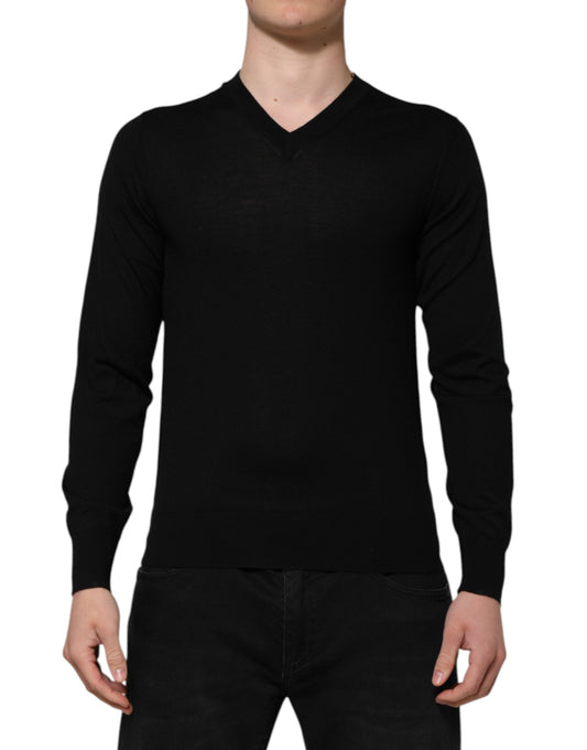 Sudadera Dolce & Gabbana gris oscuro con logo bordado