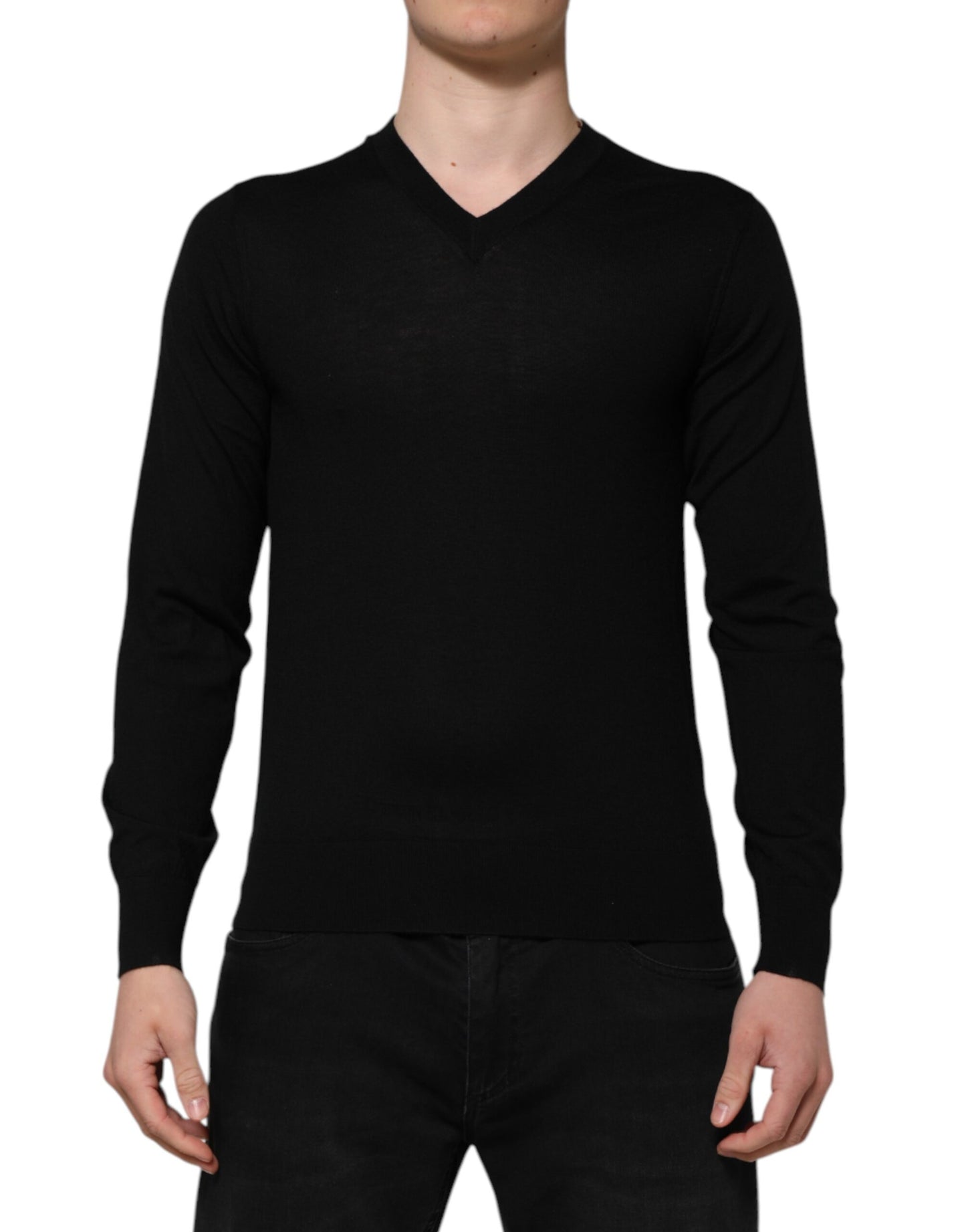 Sudadera Dolce & Gabbana gris oscuro con logo bordado