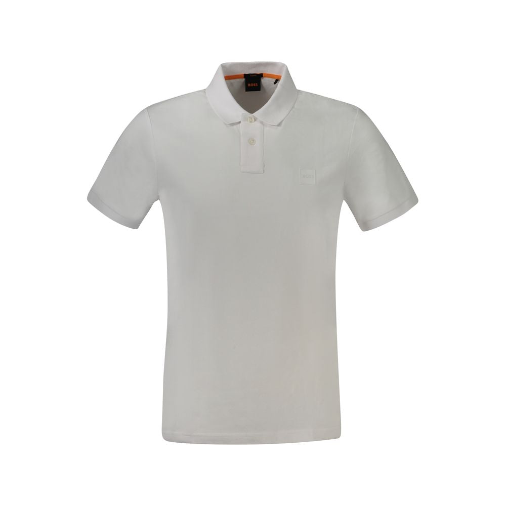 Polo de hombre Hugo Boss Bianco de algodón