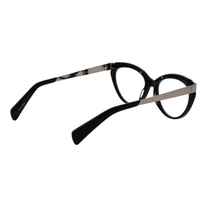 Gafas (Montura) de Acetato Negro Yohji Yamamoto