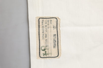 Dolce & Gabbana Camiseta de algodón con cuello redondo para hombre, color blanco, con estampado Love Peace