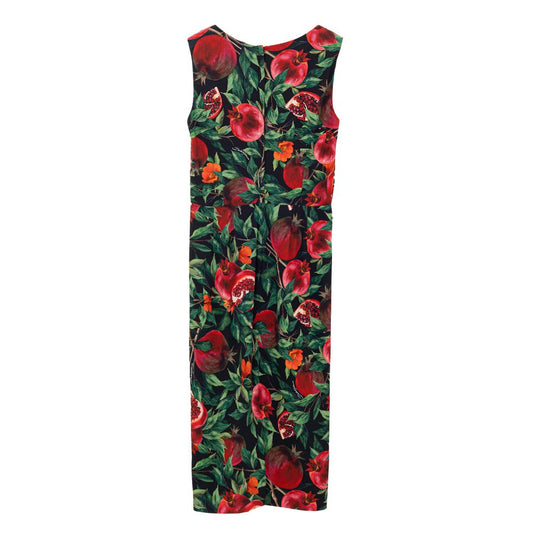 Vestido largo bicolor de viscosa de Dolce & Gabbana