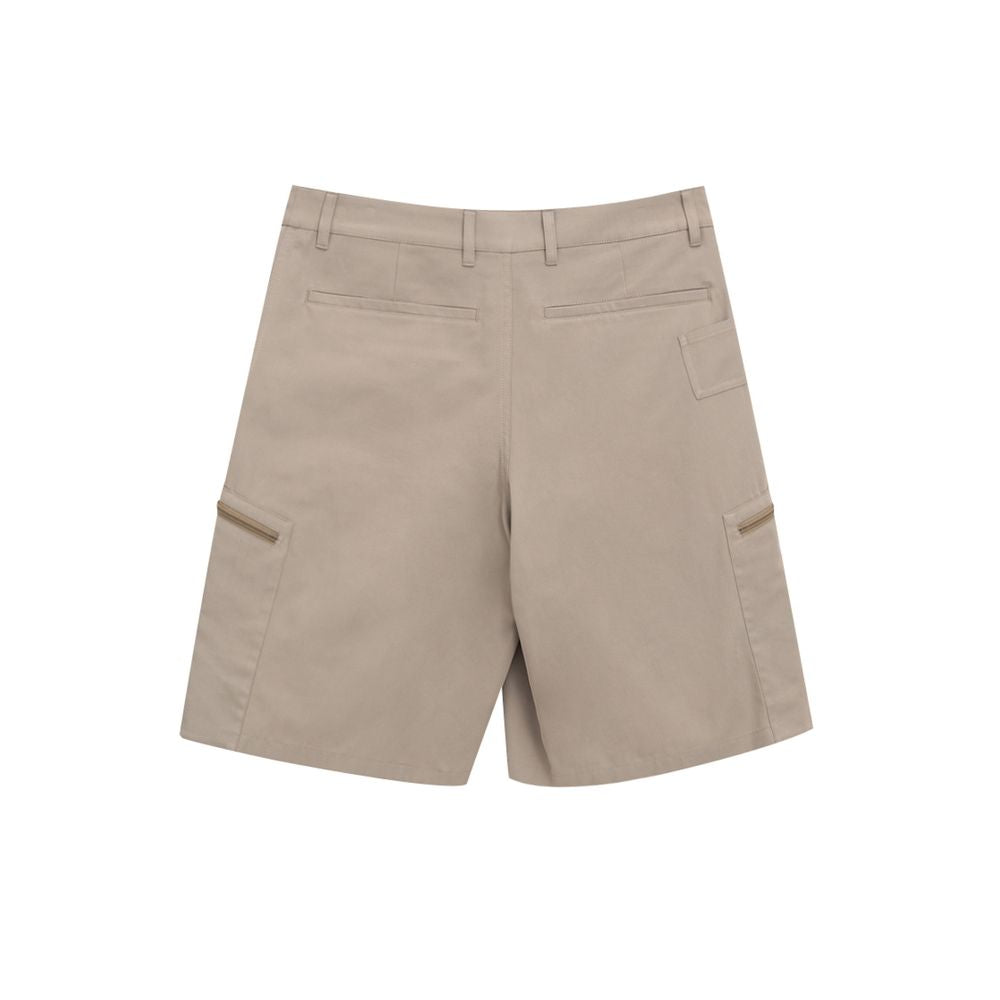 Pantalones cortos cargo de algodón beige Dior