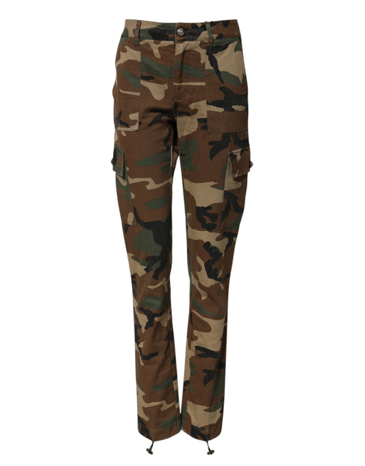Pantalón cargo multicolor camuflaje de Dolce & Gabbana