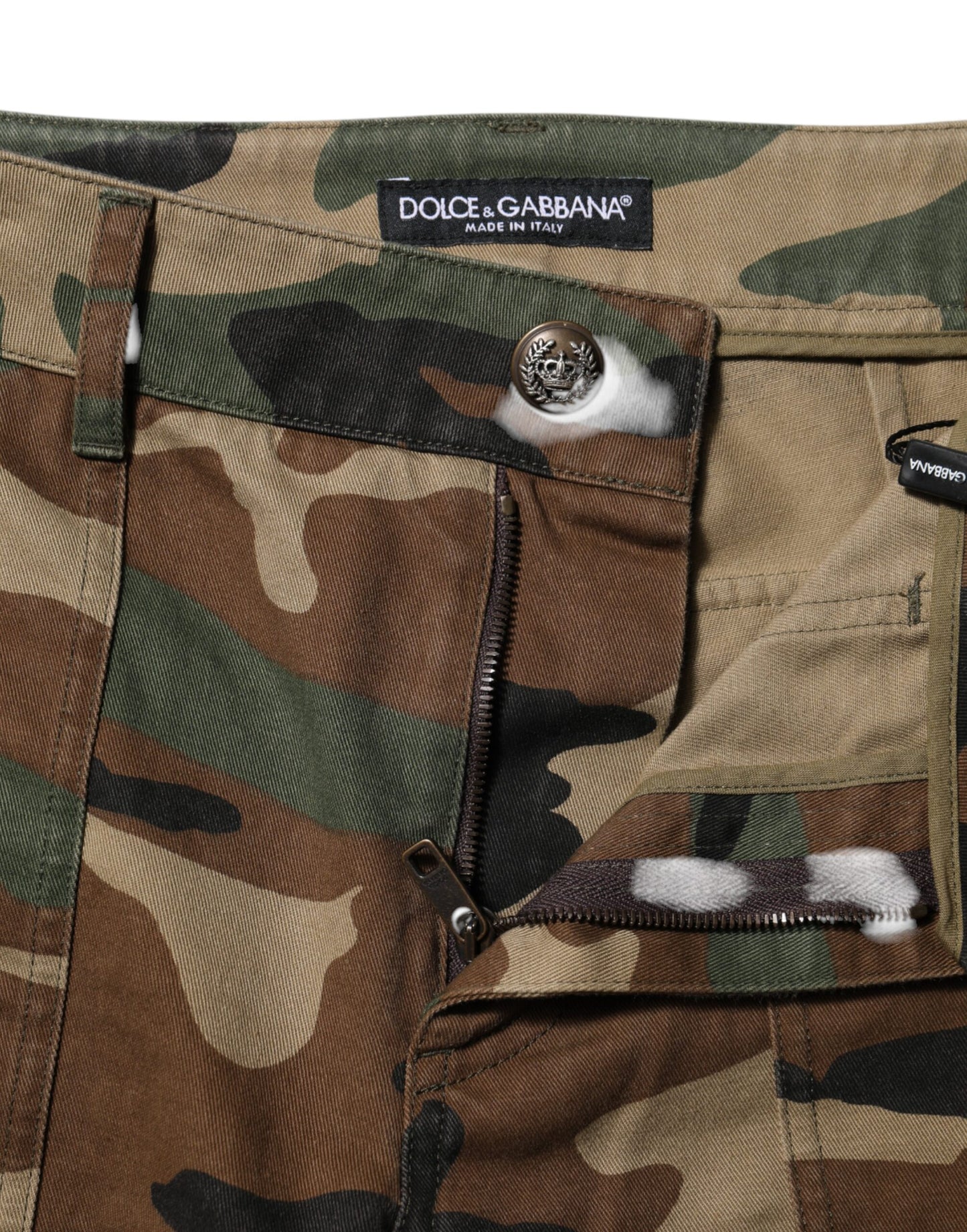 Pantalón cargo multicolor camuflaje de Dolce & Gabbana