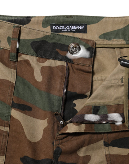 Pantalón cargo multicolor camuflaje de Dolce & Gabbana