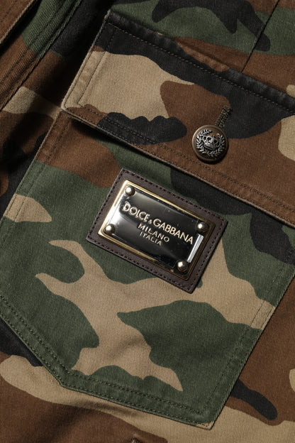 Pantalón cargo multicolor camuflaje de Dolce & Gabbana