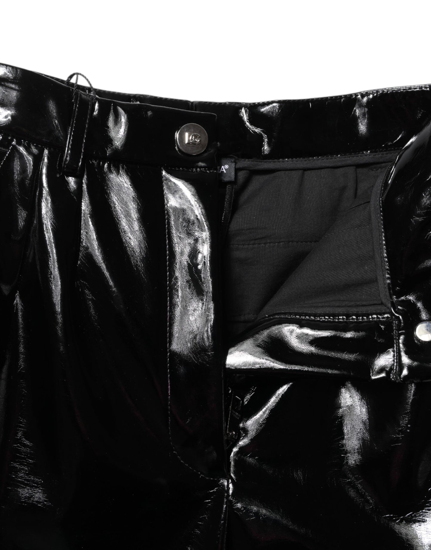 Pantalones pitillo cargo de talle alto negros de Dolce & Gabbana