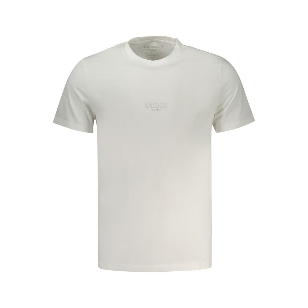 Camiseta de hombre Guess Jeans de algodón blanco