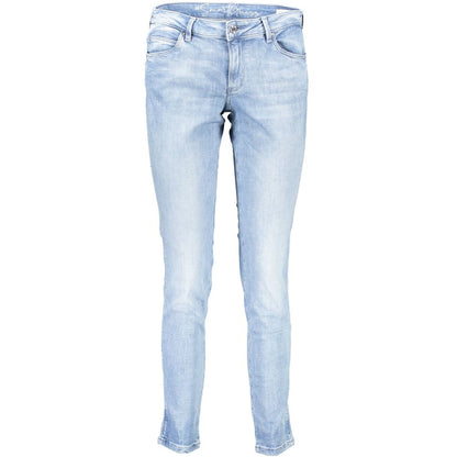 Guess Jeans Azzurro Vaqueros de algodón orgánico para mujer