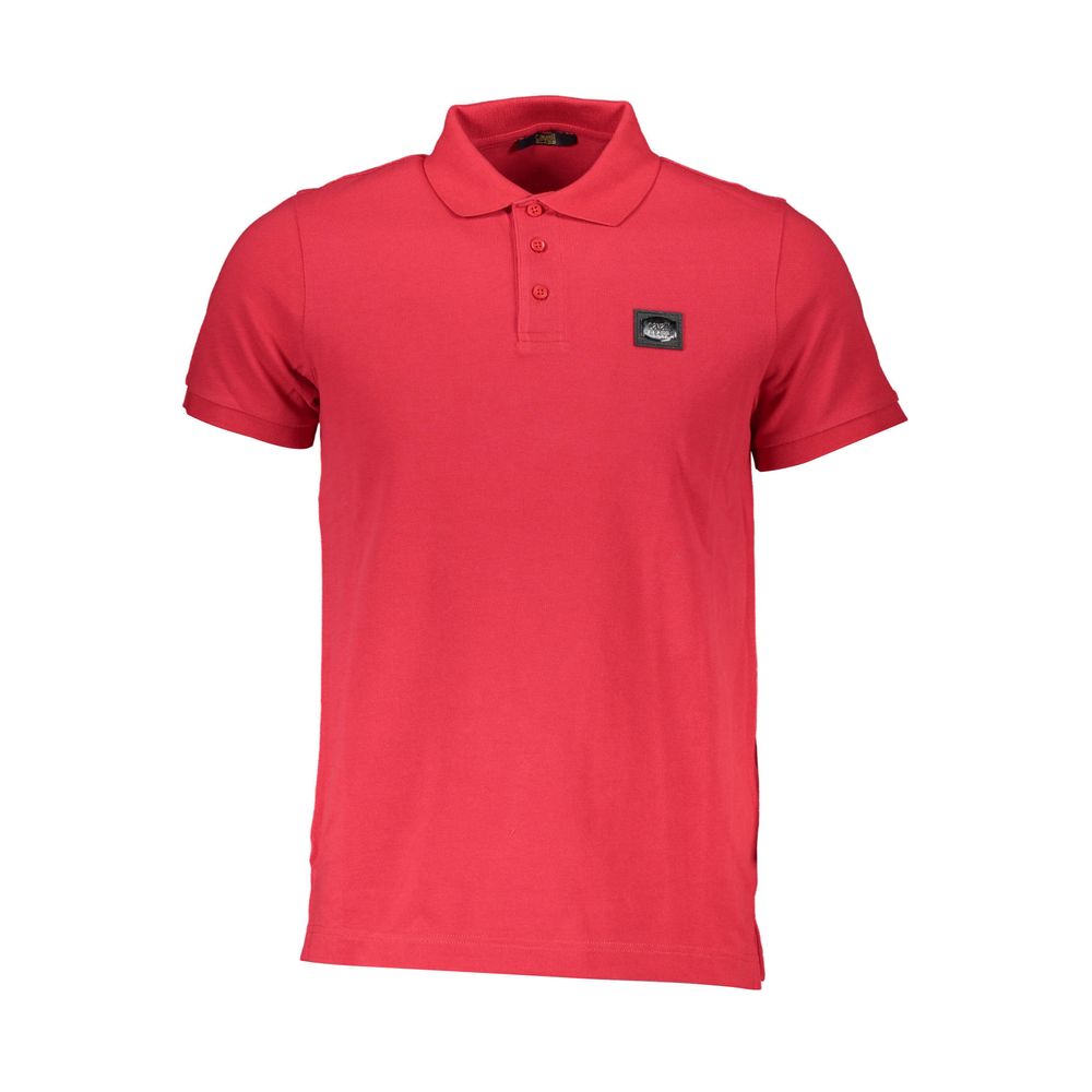 Polo de algodón rojo Cavalli Class