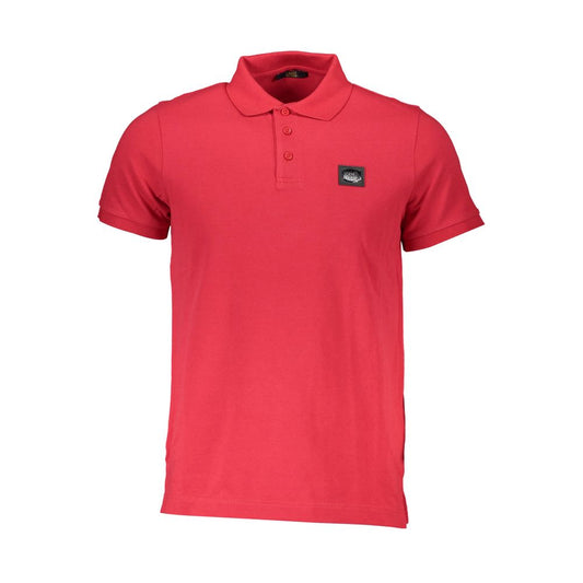 Polo de algodón rojo Cavalli Class