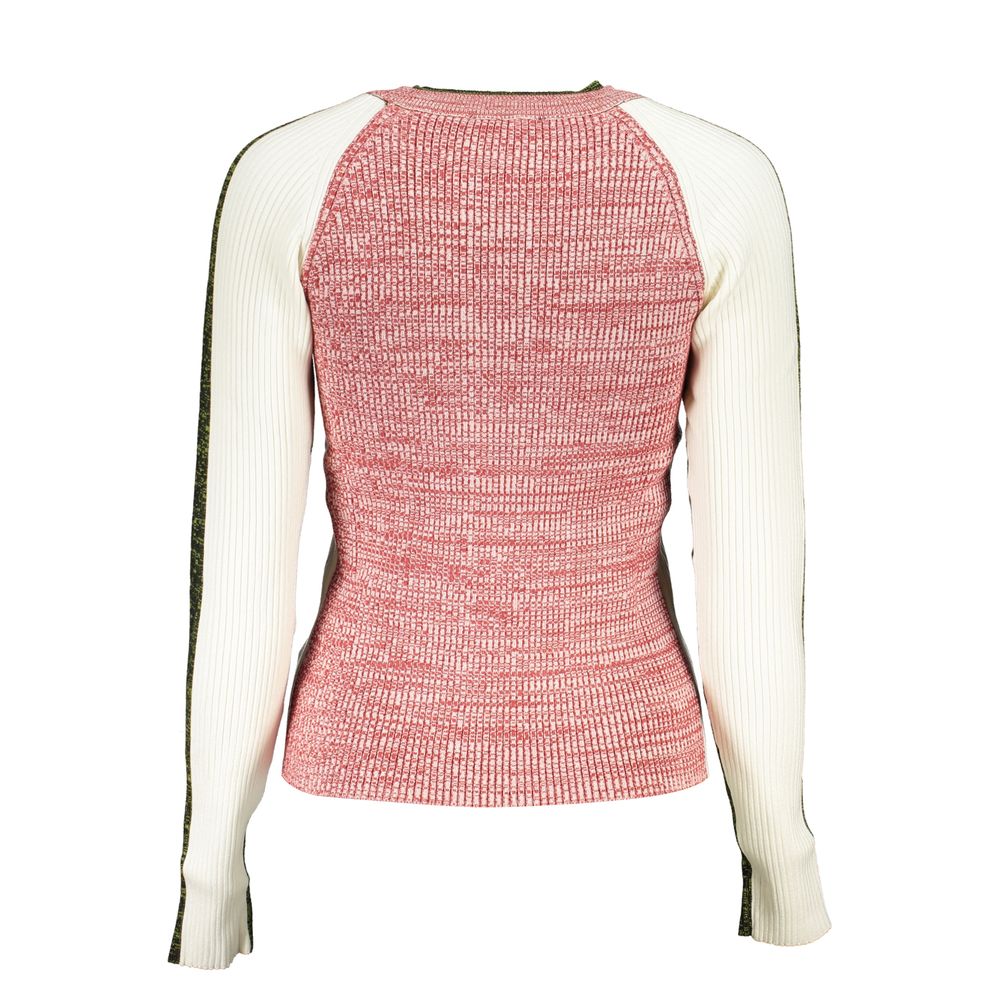 Suéter de viscosa blanco Desigual para mujer
