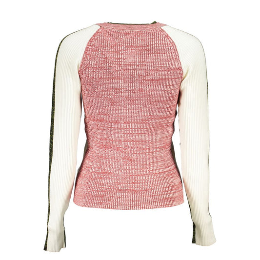 Suéter de viscosa blanco Desigual para mujer