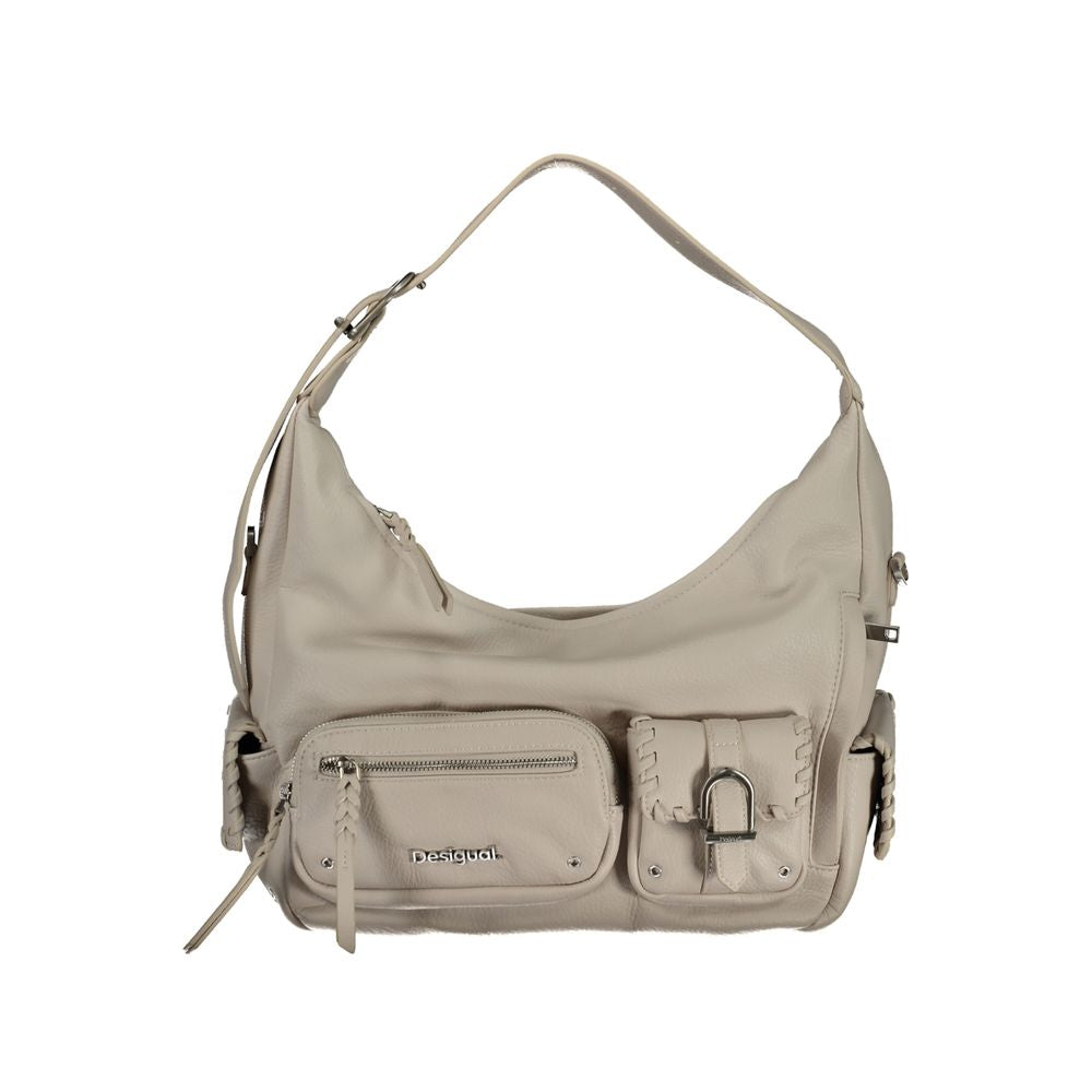 Bolso de Mujer Desigual Blanco de Poliuretano
