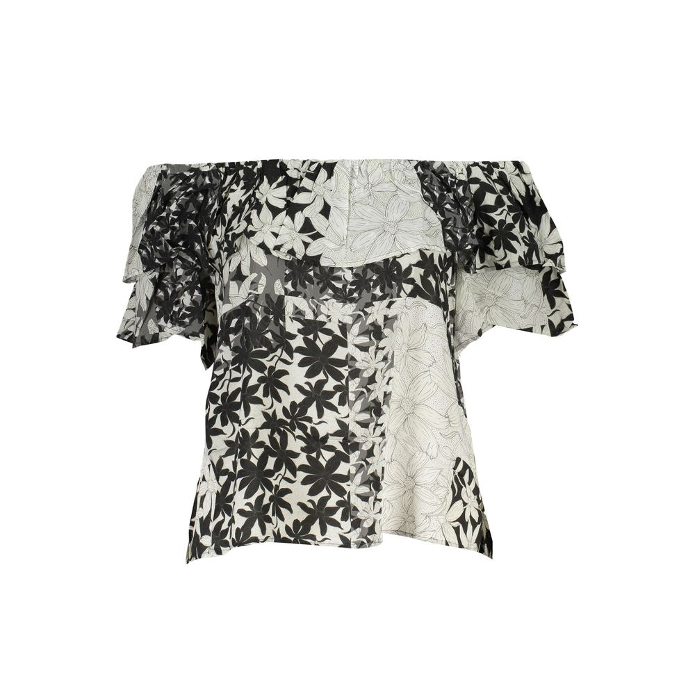 Camiseta Desigual Bianco de algodón para mujer