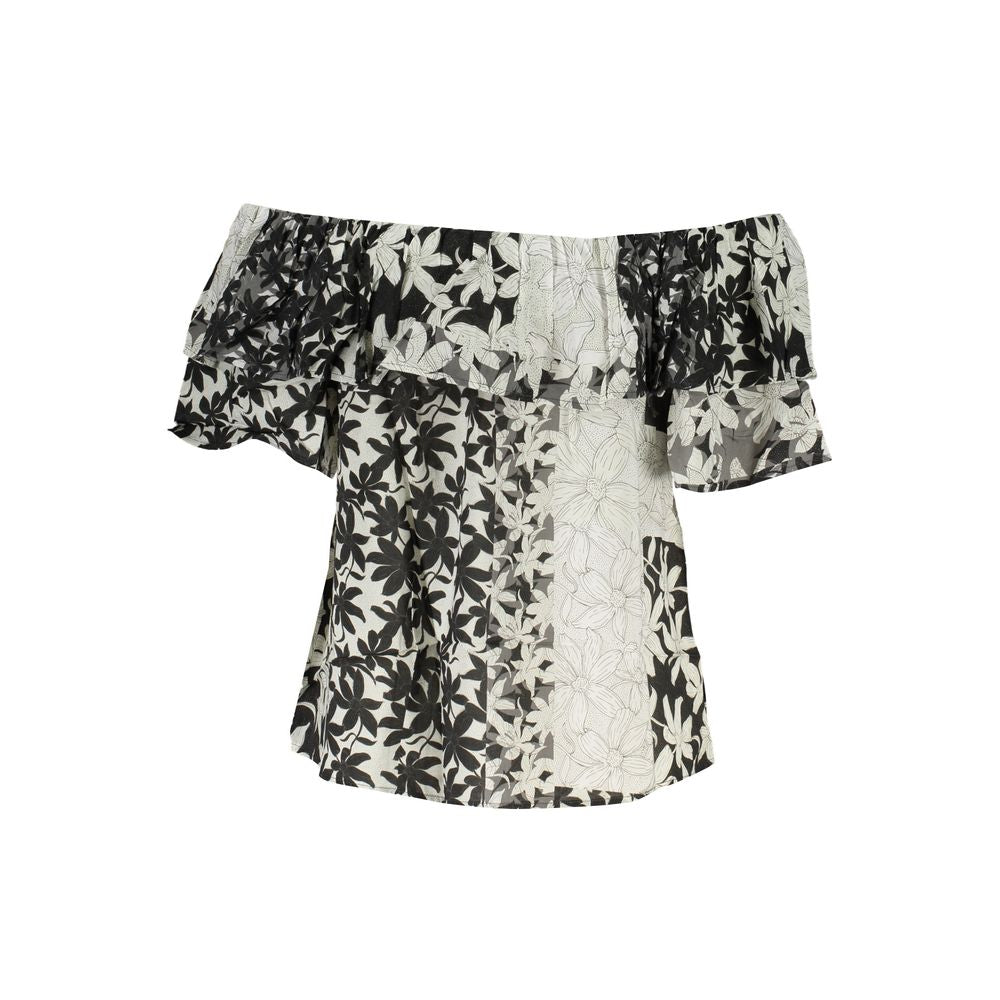 Camiseta Desigual Bianco de algodón para mujer