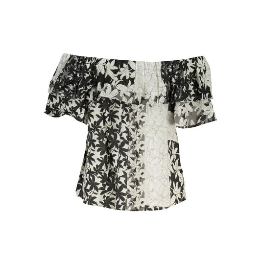 Camiseta Desigual Bianco de algodón para mujer