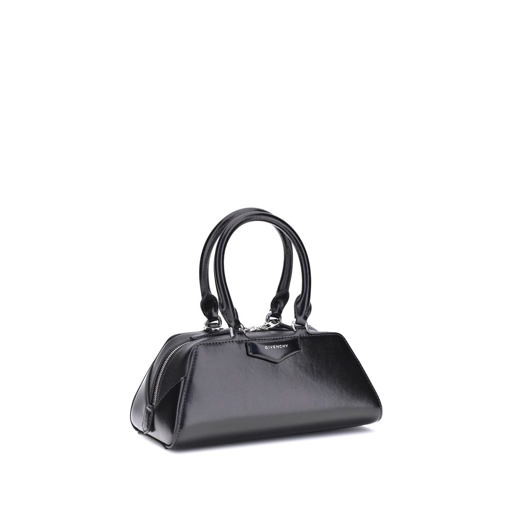 Bolso de mano Givenchy de piel de becerro negra Bos Taurus