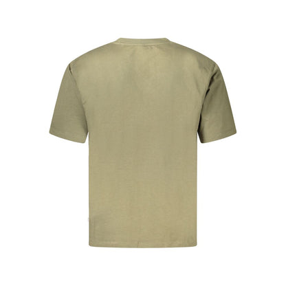 Camiseta de algodón verde para hombre Guess Jeans