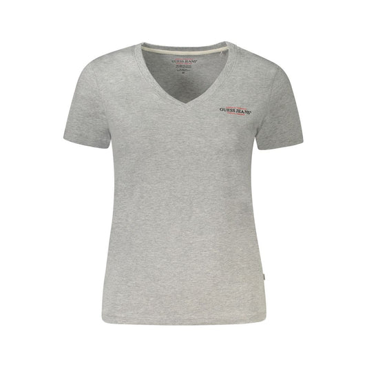 Camiseta Guess de algodón gris para mujer
