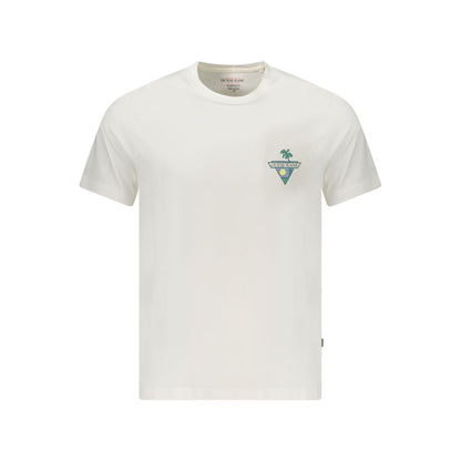 Camiseta de hombre Guess Jeans Bianco de algodón orgánico