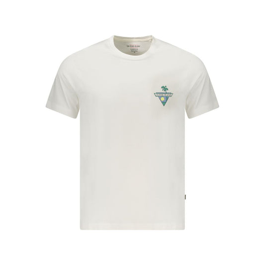 Camiseta de hombre Guess Jeans Bianco de algodón orgánico