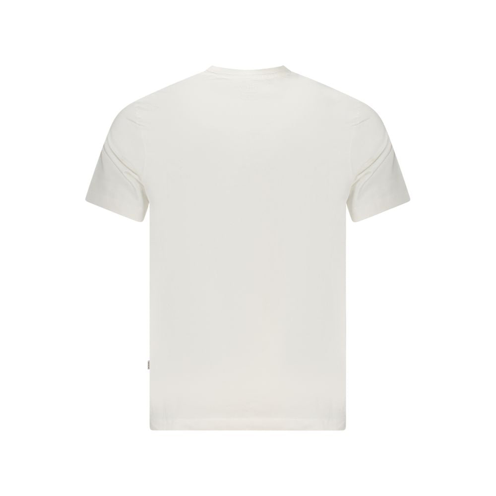 Camiseta de hombre Guess Jeans Bianco de algodón orgánico