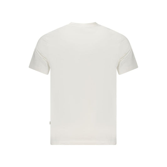 Camiseta de hombre Guess Jeans Bianco de algodón orgánico