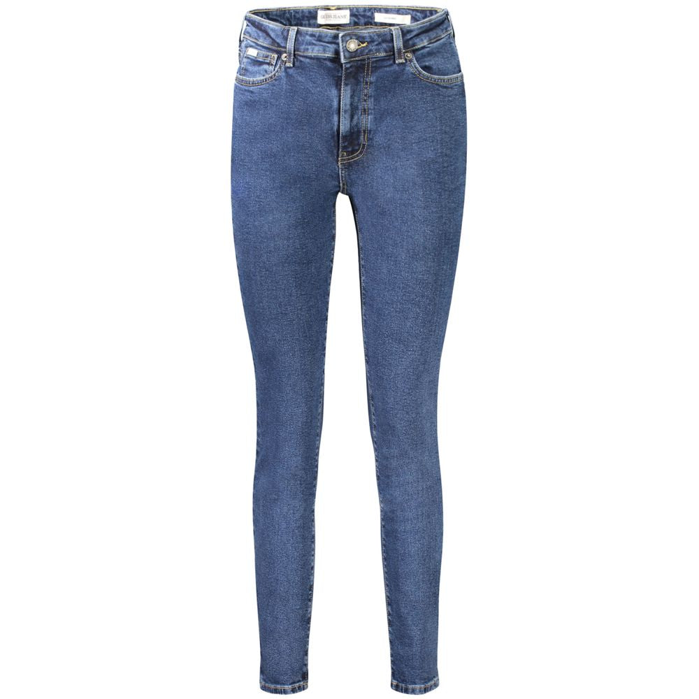 Guess Jeans Blu Cotton Vaqueros ajustados para mujer